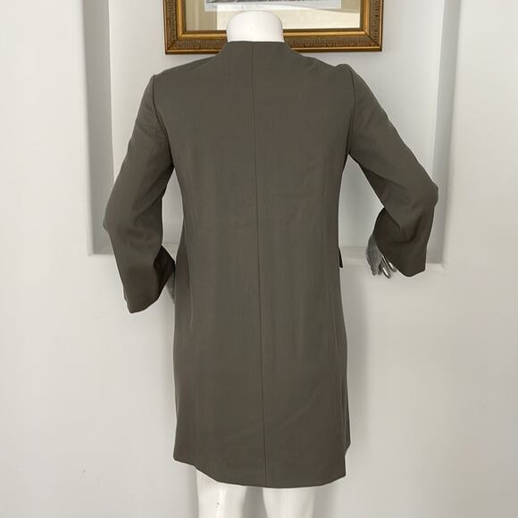 HACHE GRAY DRESS/COAT VIRGIN-WOOL MADE IN ITALY IT 46 - Picture 14 of 14